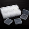 SATINIOR 24 Packs Small Clear Plastic Beads Storage Containers Box with Hinged Lid for Storage of Small Items, Crafts, Jewelry, Hardware (2.76 x 2...